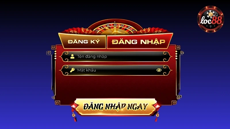 Thao tác đăng ký và đăng nhập cổng game dễ dàng