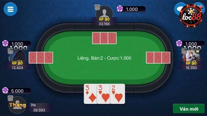 Các hành động cược trong bài Liêng